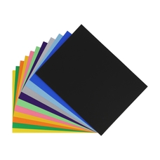 Classmates School Mounting Paper Pack - Assorted Colours & Sizes - Pack of 66
